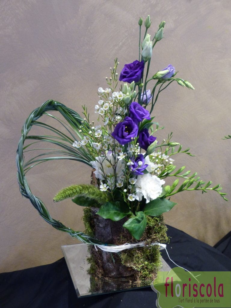 REPORTAGE « REFLETS » ATELIER D’ART FLORAL A VAUJANY du 11 AOUT 2020 animé par  Dominique Ferrier