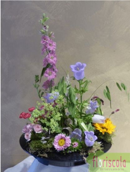 REPORTAGE « JARDIN ALPIN » ATELIER D’ART FLORAL A VAUJANY du 04 AOUT 2020 animé par  Dominique Ferrier