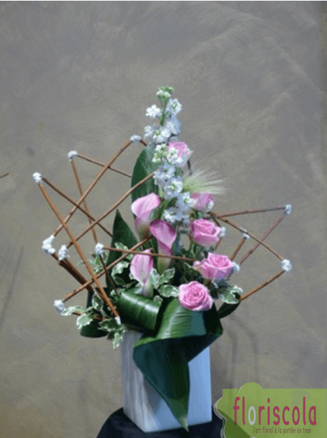 REPORTAGE  » BEAUTE DES CIMES  » ATELIER D’ART FLORAL A VAUJANY du 25 AOUT 2020 animé par  Dominique Ferrier