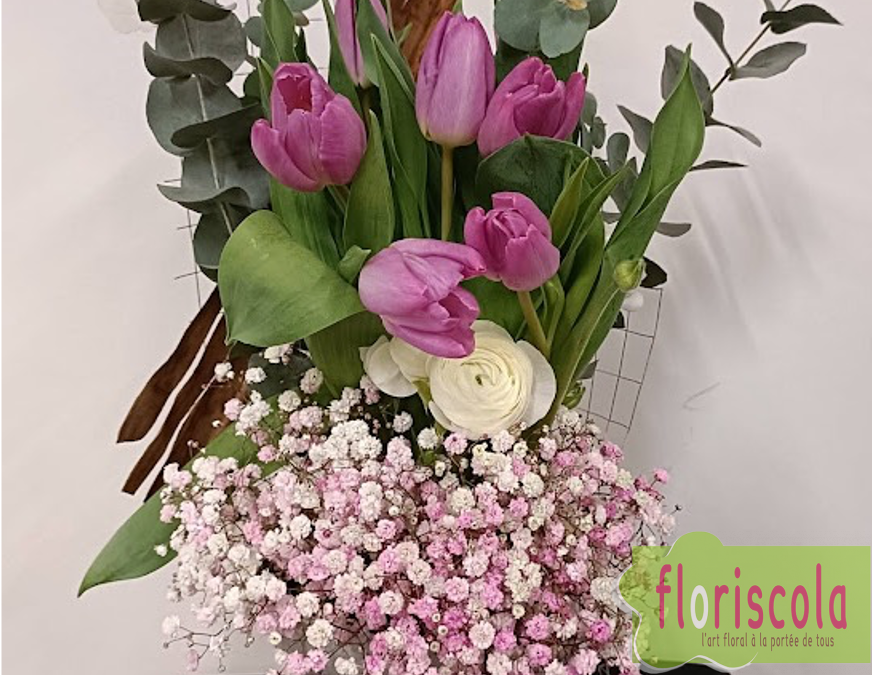 ” S’ABANDONNER À LA VIE ” Atelier d’expression et de création florale du 30/01/2024 MPT St Jean de Moirans avec Caroline Issert et Didier Chapel