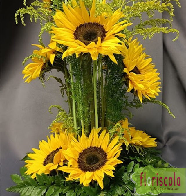  » ARBRE AU SOLEIL DE L’ÉTÉ  » Atelier d’art floral du 24 juin 2025 à la MJC des Allobroges à Grenoble avec Didier Chapel