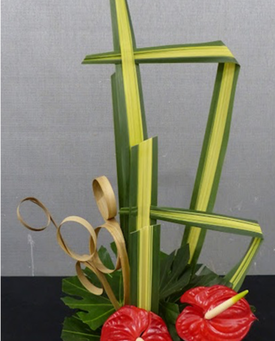 Photos des ateliers de 2024/25 avec Dominique Ferrier et de la Société Florilège.