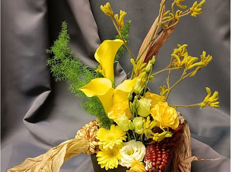  » LA FORCE DE L’AUTOMNE  » Atelier d’art floral du 04 novembre 2025 à la MJC des Allobroges à Grenoble avec Didier Chapel